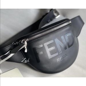 Authentic black Fendi Fanny pack